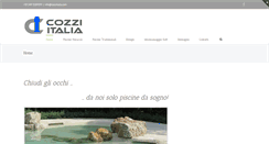 Desktop Screenshot of cozziitalia.com