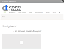 Tablet Screenshot of cozziitalia.com